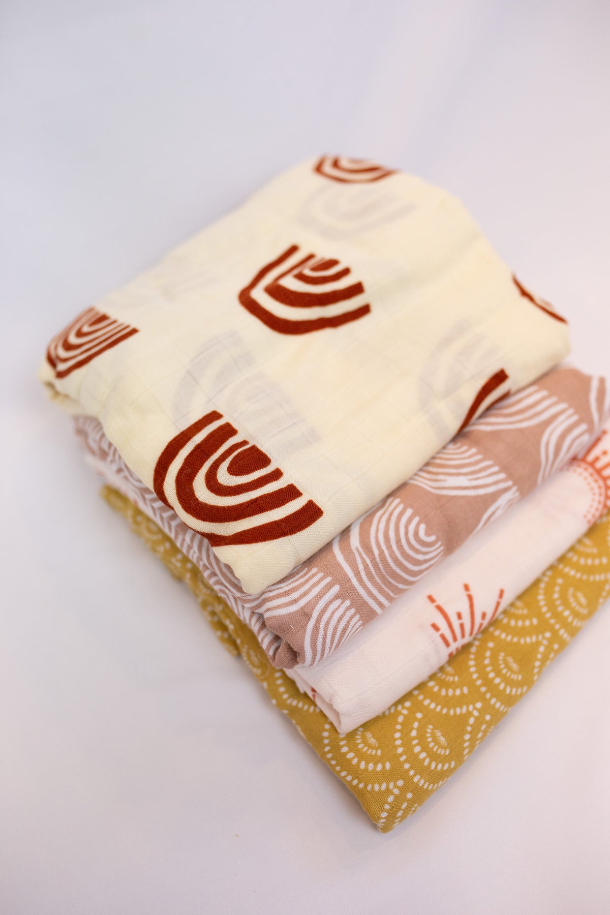 Red Rainbows Swaddle